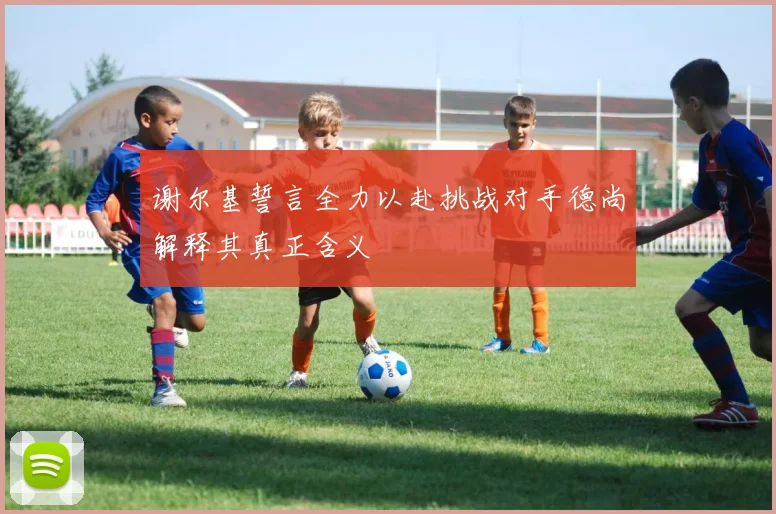 谢尔基誓言全力以赴挑战对手德尚解释其真正含义